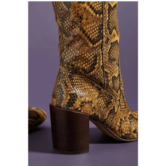 New Dolce vita Cormac snake knee high boots size 7 - Picture 4 of 5